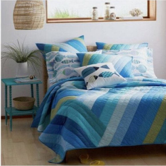 The Company Store Oceanport Handcrafted Euro Sham - Picture 3 of 6